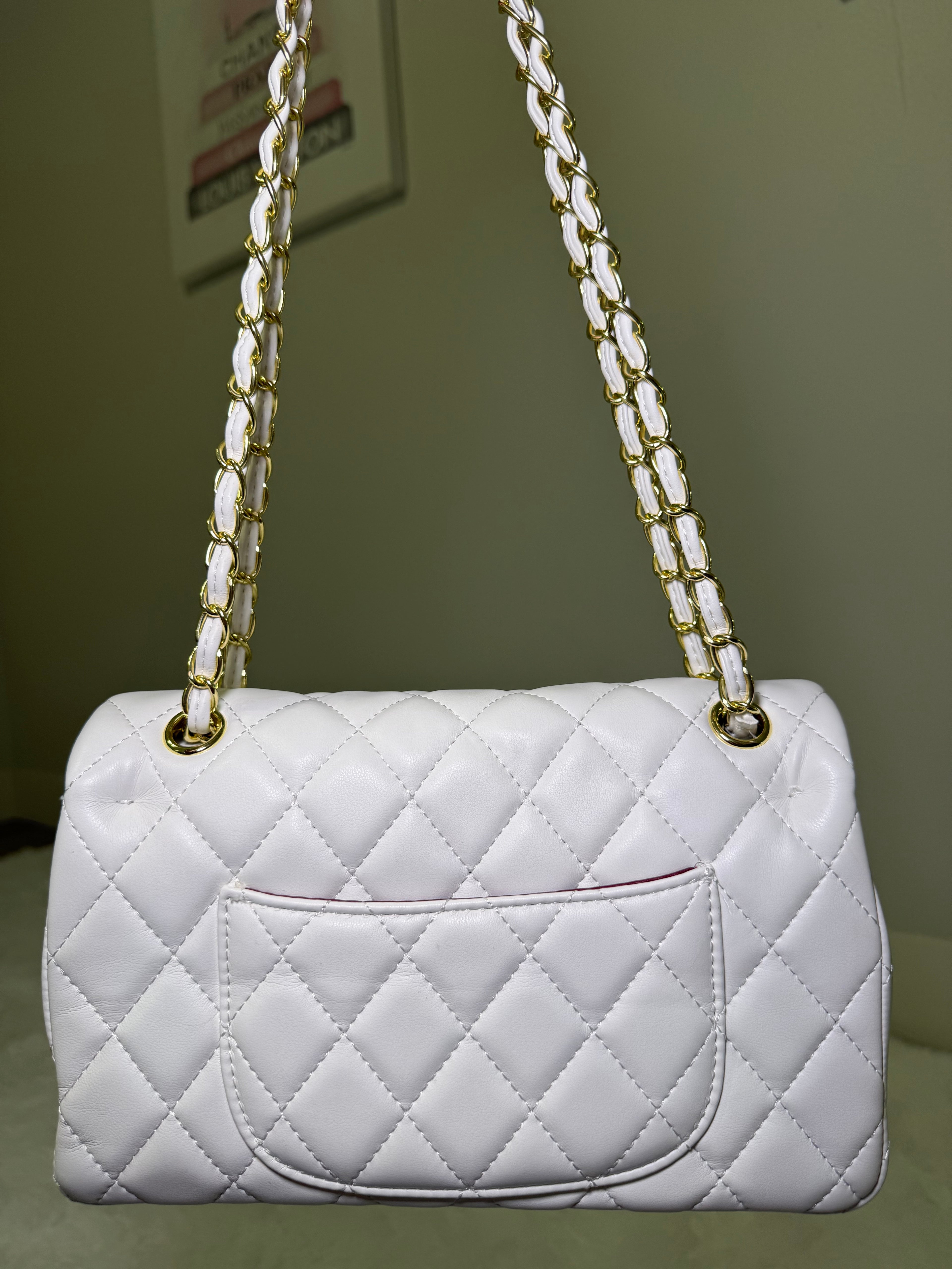 White cc bag
