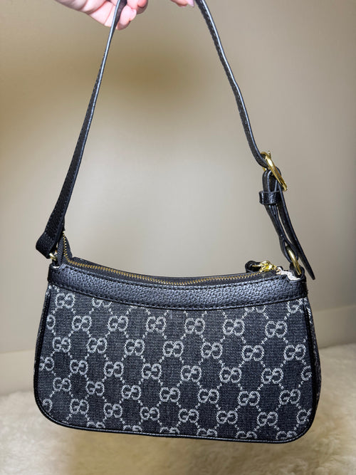 Black GG shoulder bag
